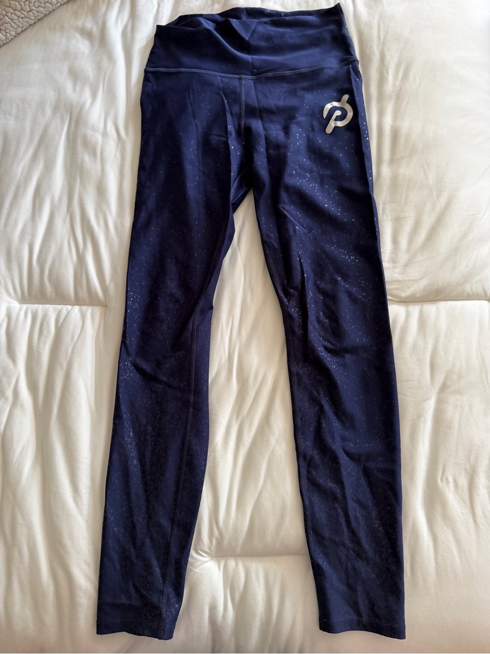 Peloton Kids Navy Sparkle Performance Leggings